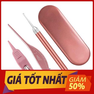 Bộ dụng cụ lấy ráy tai có đèn Led cao cấp - an toàn khi sử dụng nhất là đối với trẻ em
