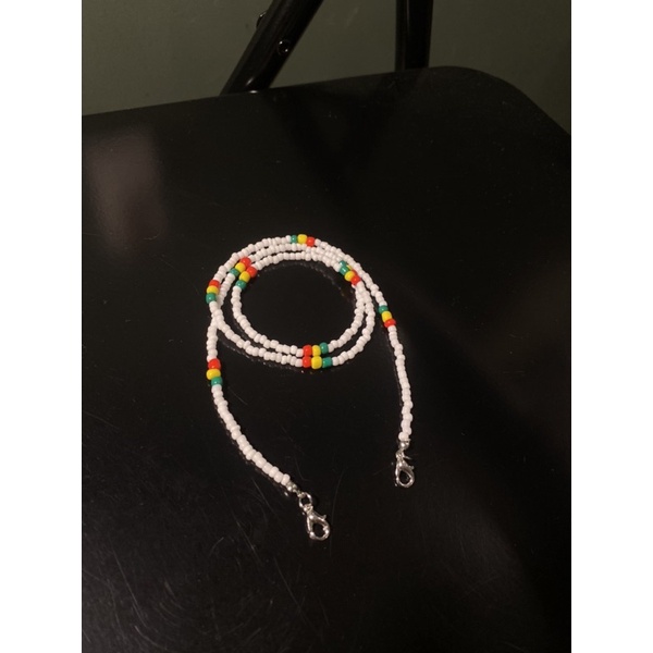 [049-055] Dây đeo khẩu trang hạt màu trơn