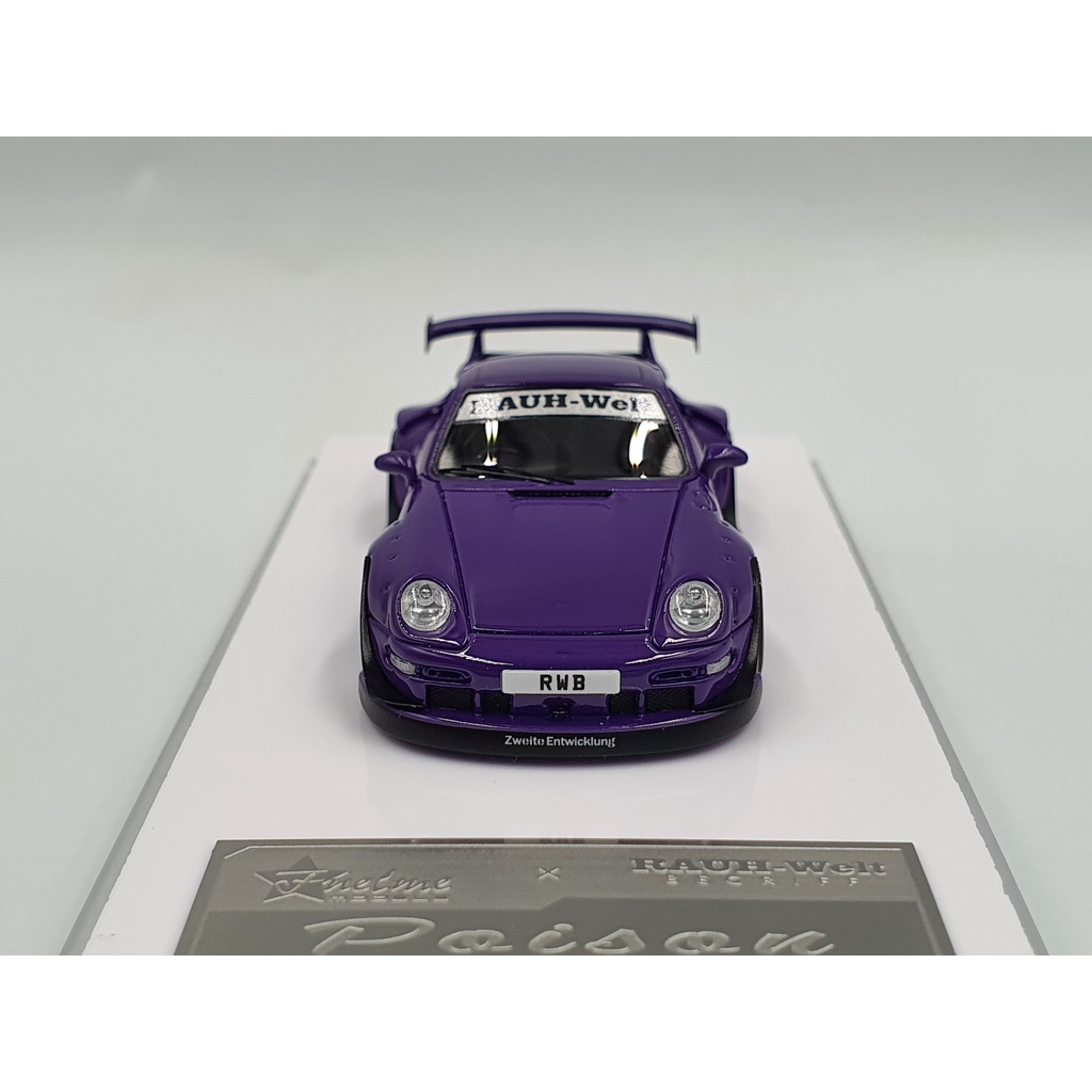 Xe Mô Hình Porsche RWB 991(993) &quot;Poison&quot; 1:64 Fuelme ( Tím )