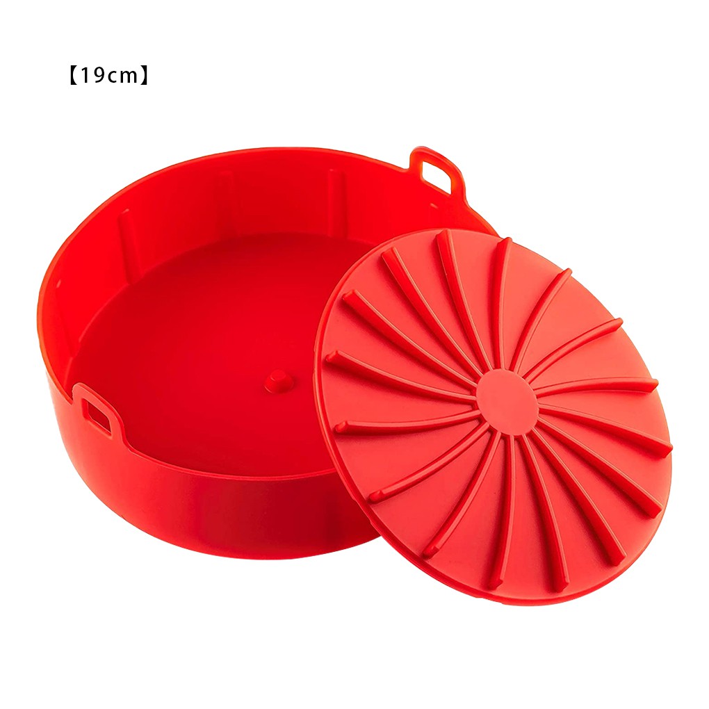 Nồi Chiên Không Dầu Bằng Silicone 2 Trong 1 Đế Có Thể Tháo Rời Tiện Dụng