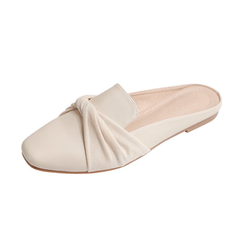 Dép Bít Mũi Đế Bằng Thời Trang Dễ Phối Đồ Cho Nữ