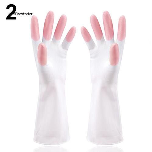 Găng tay dài rửa chén bát chống thấm nước tiện dụng