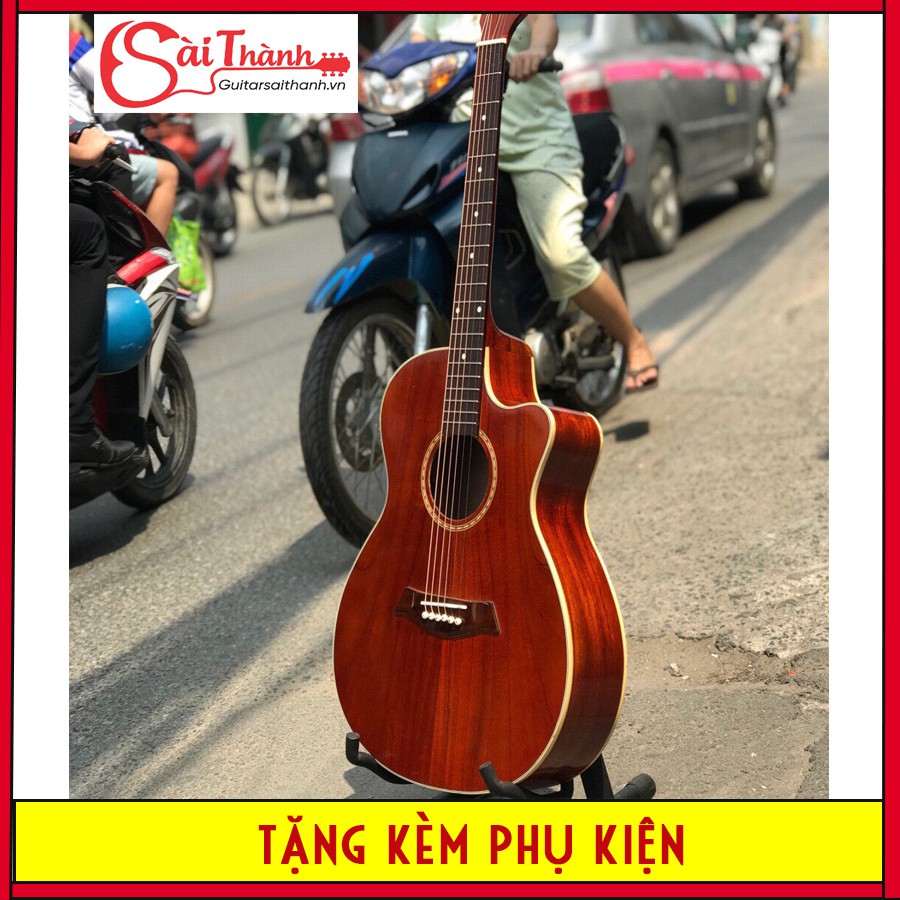 Đàn Guitar Acoustic Chính Hãng ST.Real Guitar Sài Thành ST-X3 Full Solid 100%