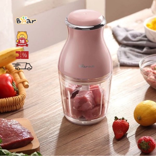 Máy xay thực phẩm Bear QSJ-B02U2 dung tích 600ml công suất 220W- Hàng chính hãng- Phiên bản quốc tế