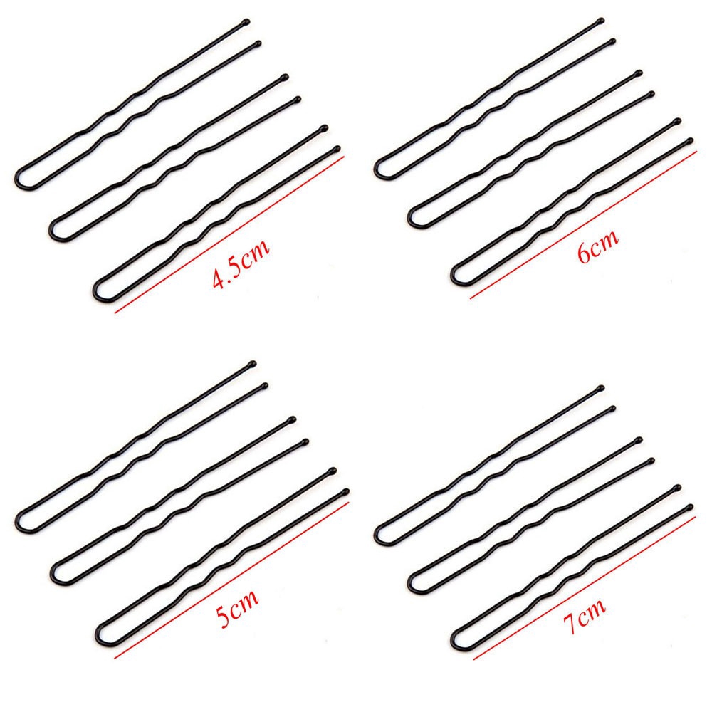 50 Kẹp tăm hợp kim hình chữ U dễ thương và tiện lợi cho phái nữ