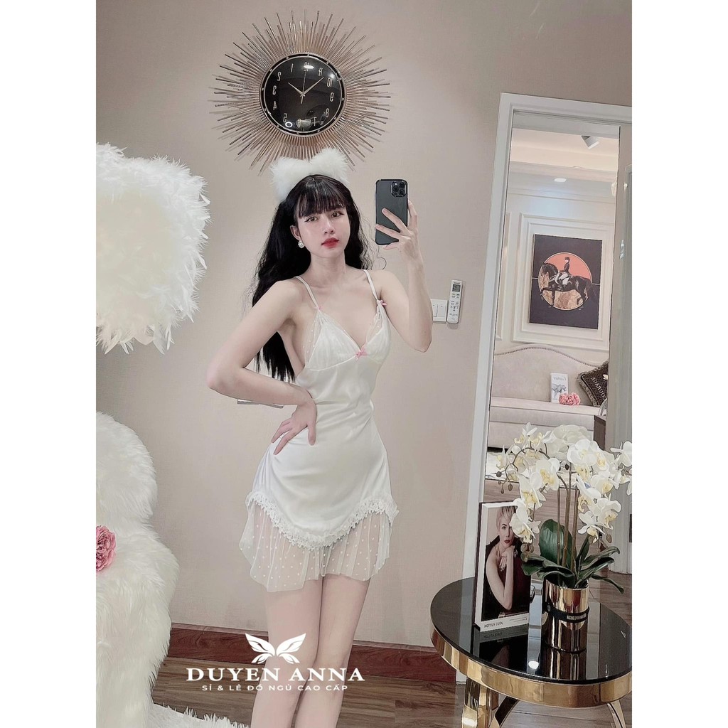 (Mã 59) Váy ngủ sexy cao cấp Đầm mặc nhà gợi cảm quyến rũ | BigBuy360 - bigbuy360.vn