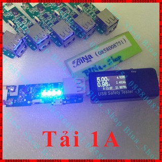 Mạch sạc dự phòng 5V2A 2 cổng USB cũ tháo box