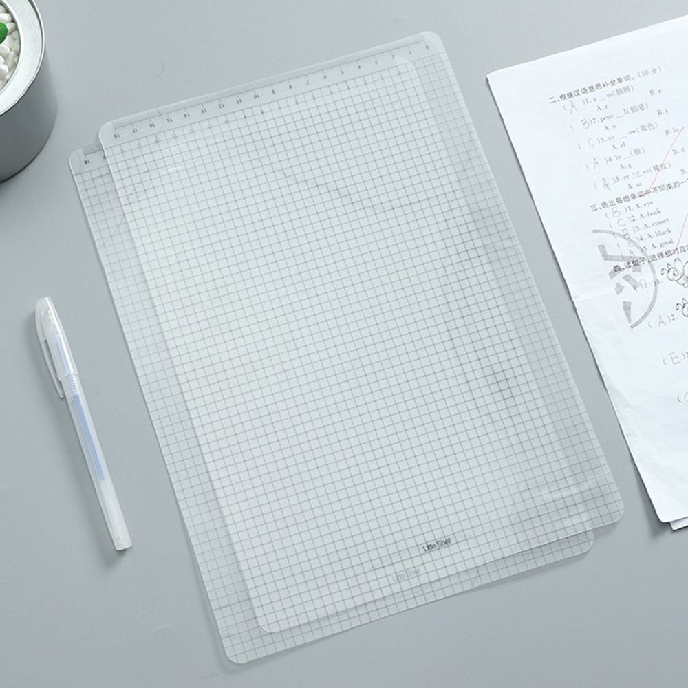 Tấm thước kẹp chống thấm nước trong suốt dùng để vẽ tranh thiết kế tiện dụng