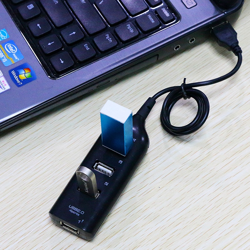 Hub Chia 4 Cổng Usb 2.0 Tốc Độ Cao Cho Laptop Pc