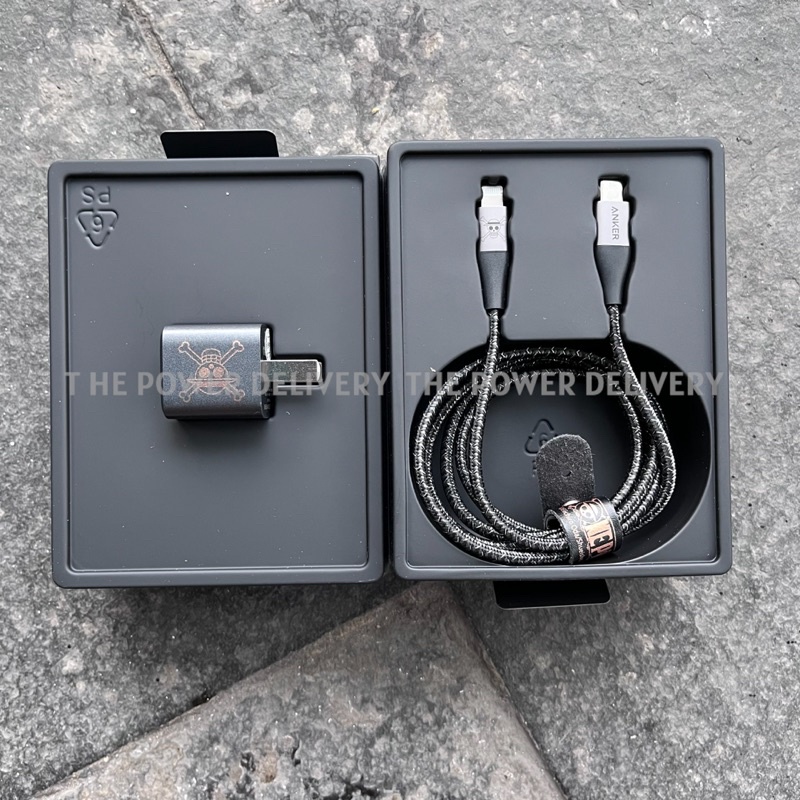 Bộ sạc Anker ONEPIECE ĐẶC BIỆT PowerPort 3 Nano 20W A2633 + Cáp C to L A9541 1.2M