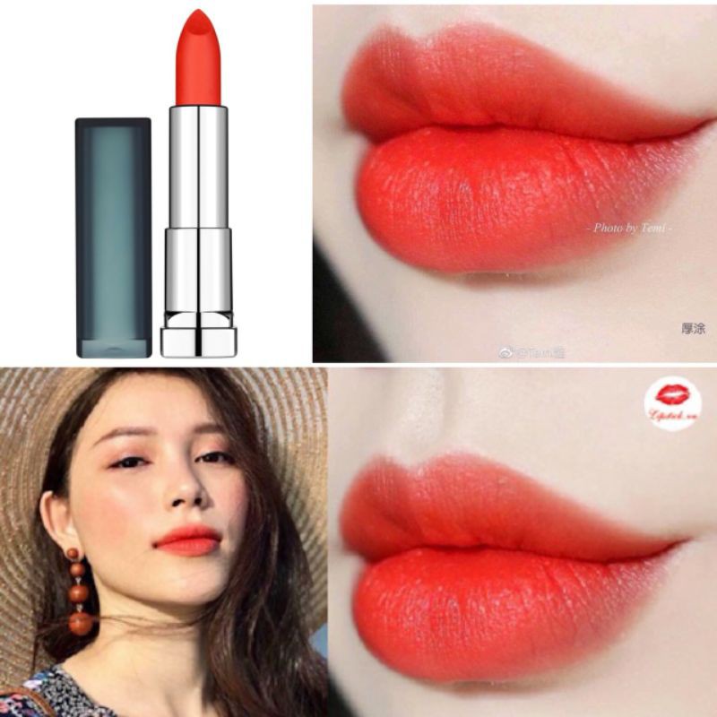 Son Maybelline Creamy Matte 955 Craving Coral