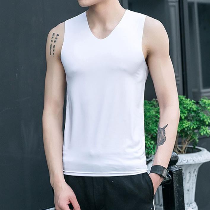 Áo Ba Lỗ Tank Top Thoáng Mát Không Viền Không Đường May Phong Cách Độc Lạ - Thời Trang Thể Thao Nam SA485 ་