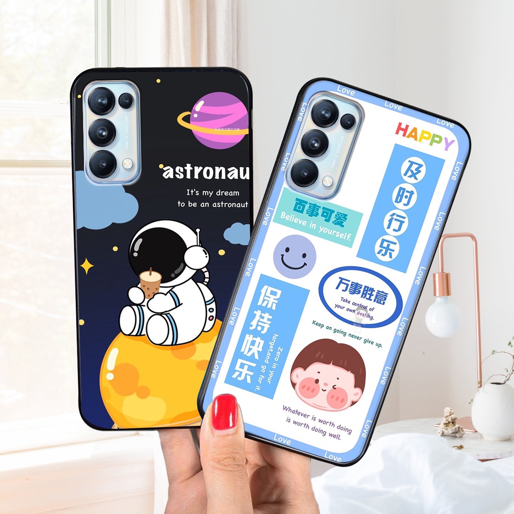 Ốp lưng Oppo RENO 5 in hình 3D GẤU cute be@r, soda, happy day cực hot ,thời thượng