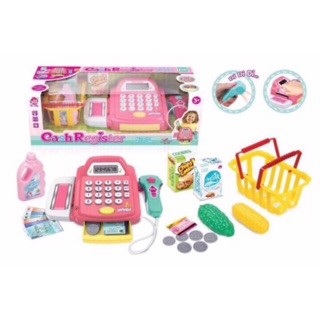 Combo 02 đồ chơi máy tính tiền siêu thị