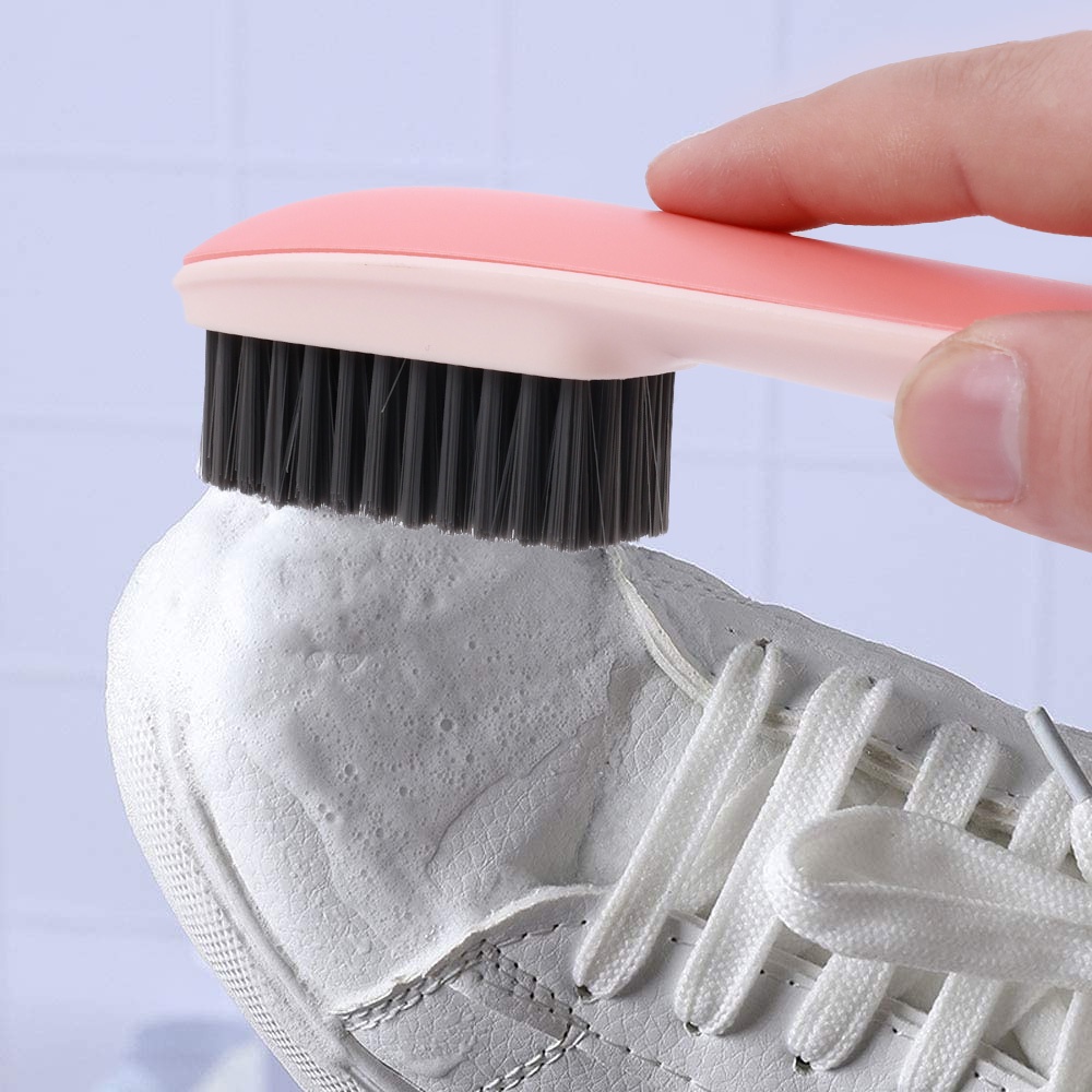 Bàn Chải Chà Giày Cán Dài Bằng Nhựa Thân Thiện Với Môi Trường Khử Khuẩn Tốt Cho Giày Thể Thao Gia Đình