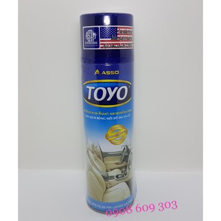 Chai Xịt Làm Bóng Mới Đồ Da Và Gỗ ASSO TOYO NANO TECHNOLOGY 500ml