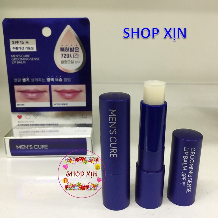 [NAM] Dưỡng Môi cho Nam Missha Men's Cure Grooming Sense Lip Balm 3.7g [Mới nhất]