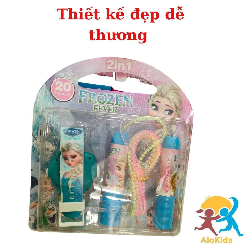 Combo Dây Nhảy +Đồng Hồ Siêu Đáng Yêu Cho Bé Shop Alokids