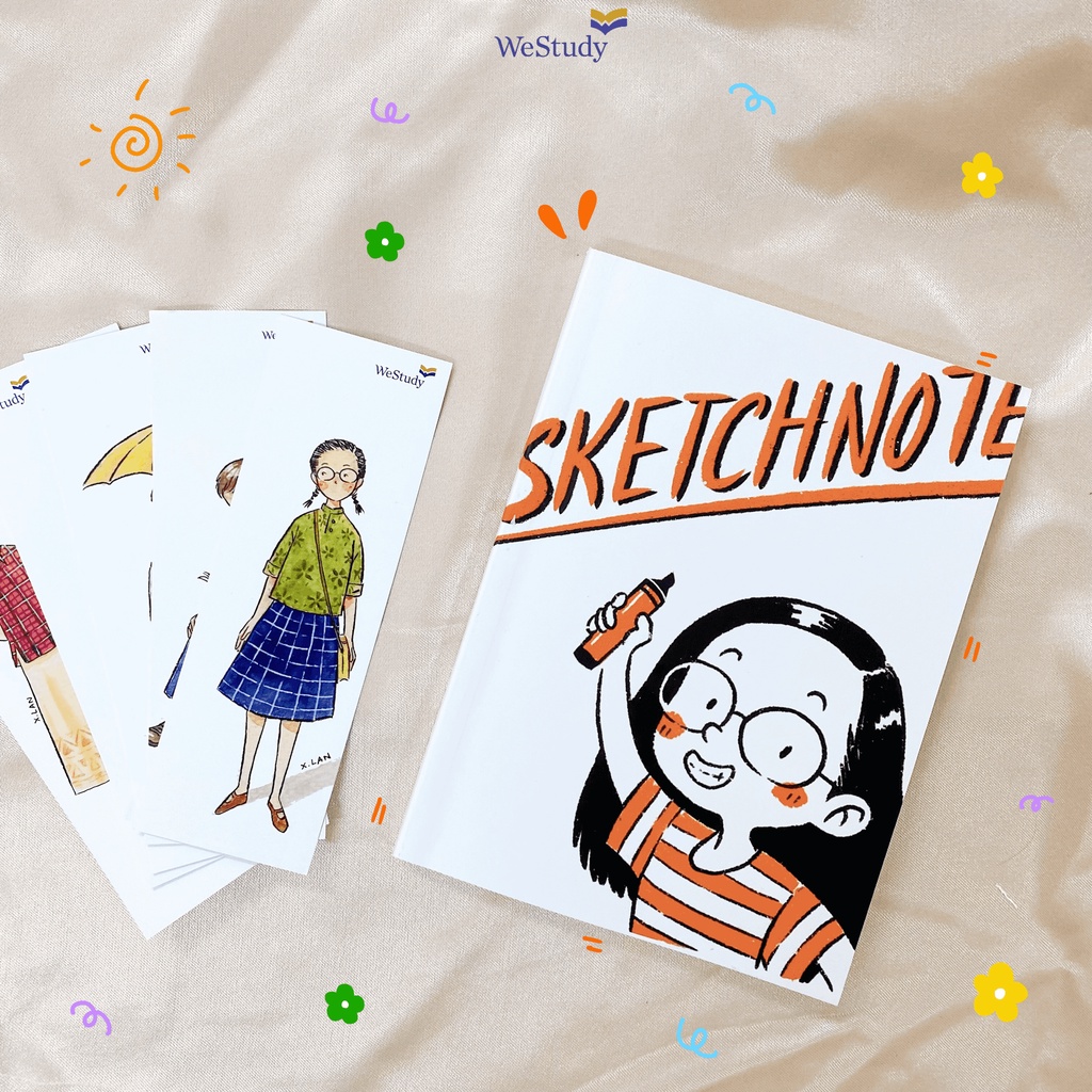 SỔ SKETCHNOTE size A5 - Giấy Kraft mịn, 160 trang