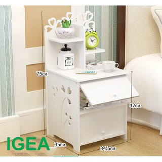 TAB đầu giường có kệ có nắp nội thất IGEA IG356