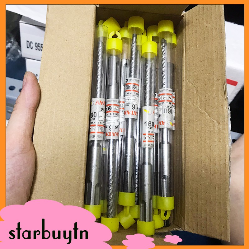 Hộp 10 Mũi khoan avatar 6x160mm