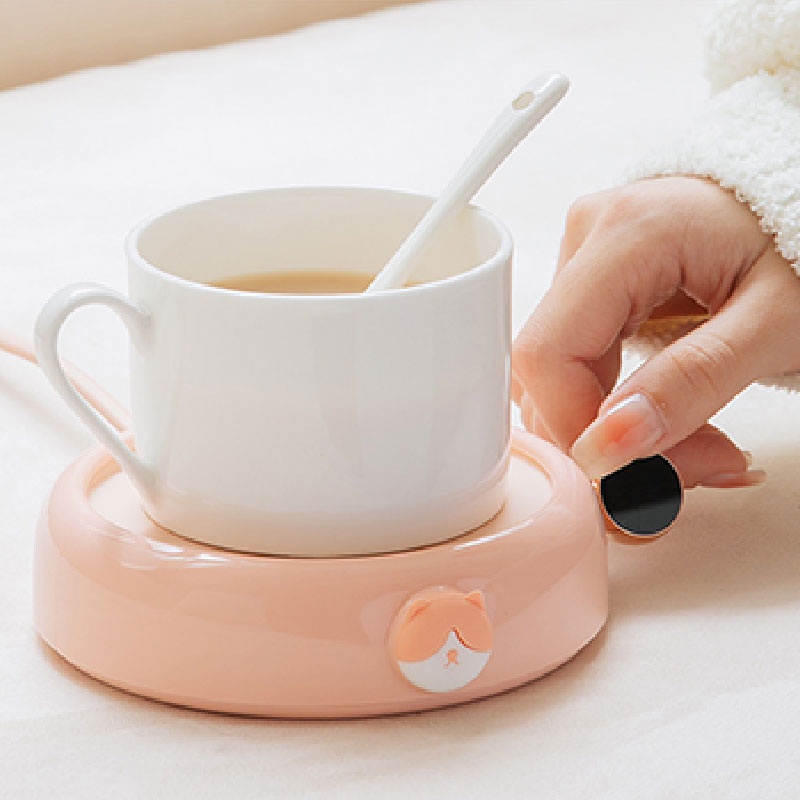 Đế lót ly KAIMEIDI giữ nhiệt liên tục 55 độ thông minh hâm nóng cà phê sữa tự động