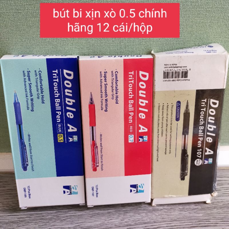 12 Bút bi ngòi 0.5 Xịn xò (Shop Cam kết chất lượng)
