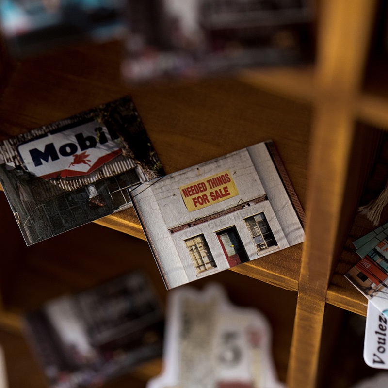 STI53 Bộ 40 nhãn dán Take a ride to Berlin  trang trí sổ tay DIY