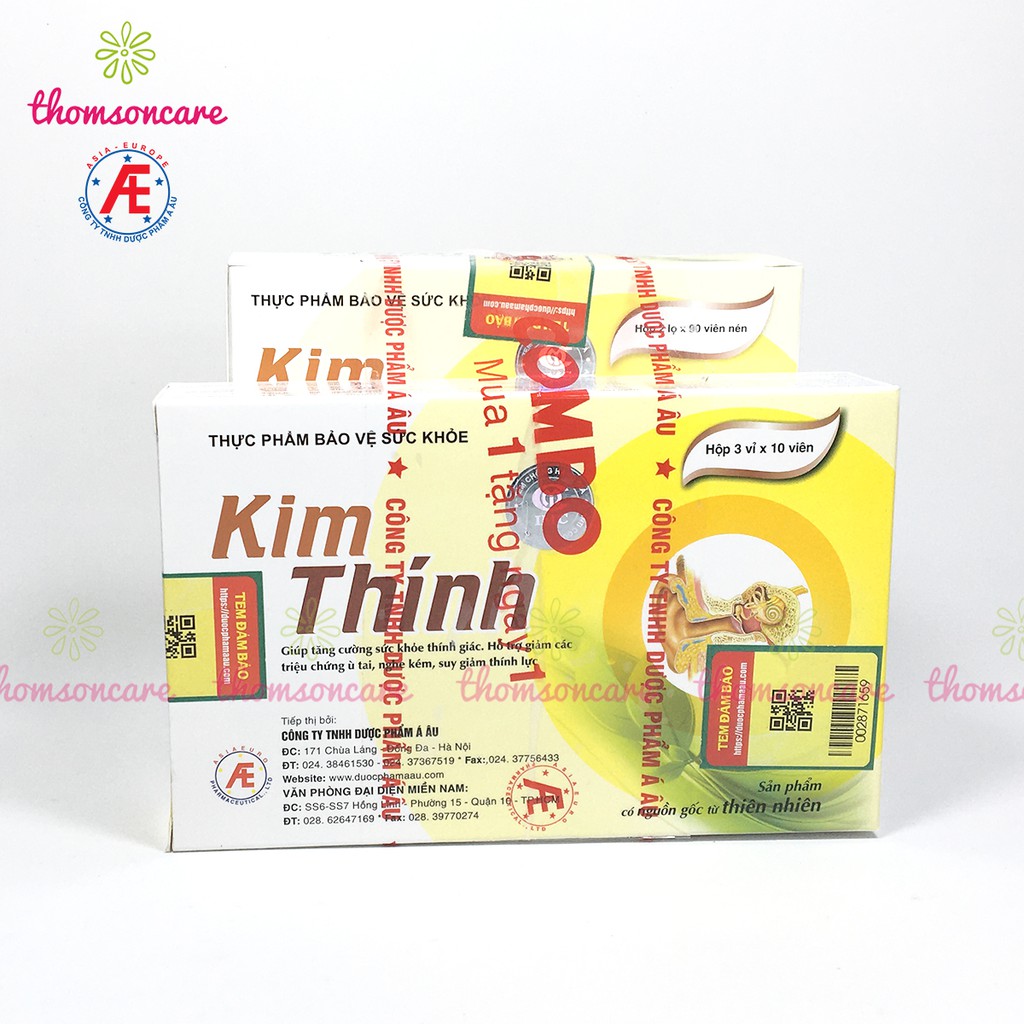 Kim thính Dạng lọ mẫu mới tiết kiệm hơn - tăng cường thính lực, cải thiện nghe không rõ, ù điếc tai từ thảo dược