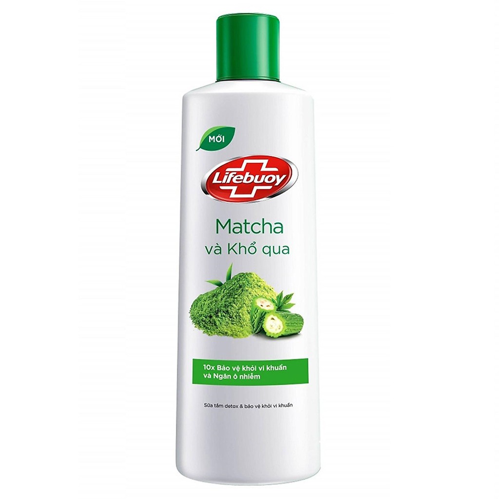 5 chai Sữa tắm Lifebuoy trà xanh và khổ qua chai 200ml | BigBuy360 - bigbuy360.vn