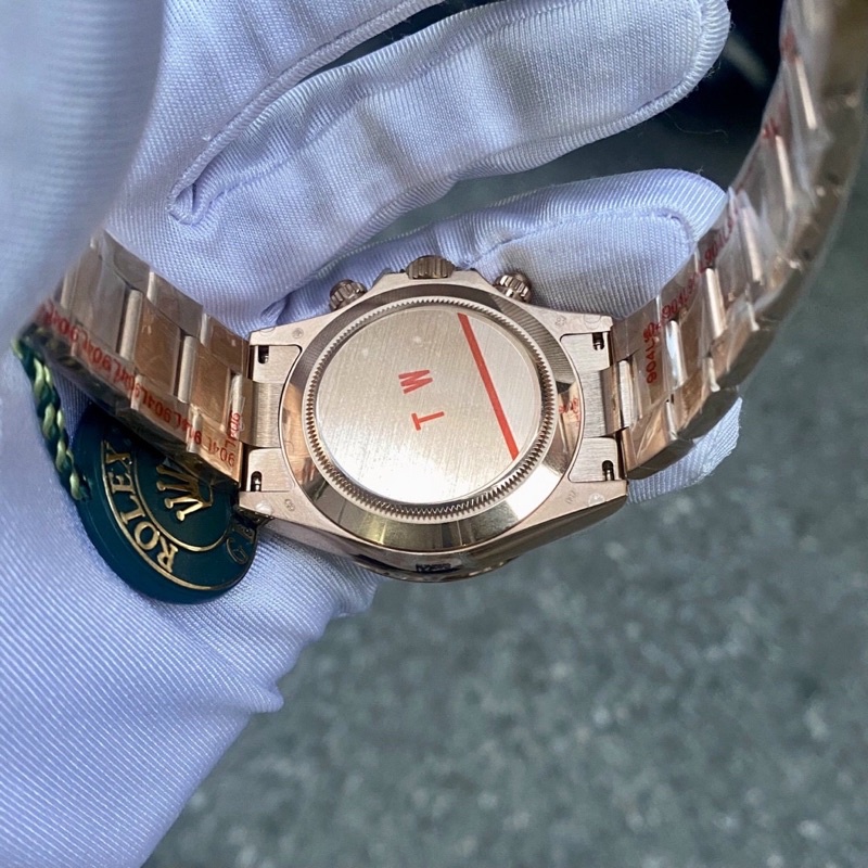 Đồng Hồ Nam Rolex Daytona Rainbow Đá Cz 7 Màu Cực Nét 40mm Đồng Hồ Nam Hàng Cao Cấp