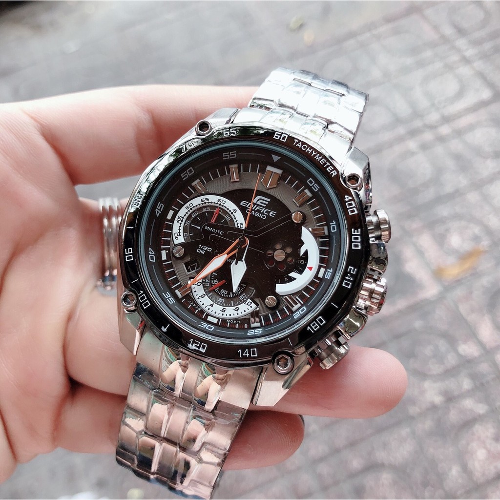 ĐỒNG HỒ NAM CASIO EF - 550 Dây Thép size 45mm - fullbox