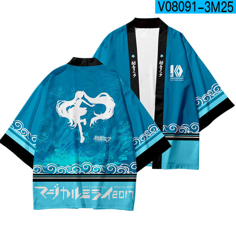 Áo Choàng Tắm Hóa Trang Nhân Vật Hatsune Miku Màu Xanh Dương Thời Trang Dành Cho Nam | BigBuy360 - bigbuy360.vn