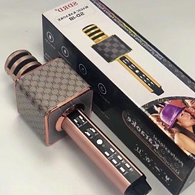 Micro karaoke bluetooth SD18 hát trên điện thoại tích hợp loa - Mic không dây kiêm loa di động bluetooth