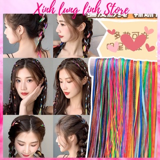 6 Dây bện tóc, tết tóc Bohemian 90cm nhiều màu sắc cá tính dành cho nữ - XinhlunglinhStore