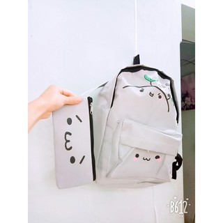Set 2 món balo bố thời trang kèm ví -set01