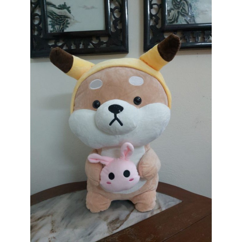 Gấu bông chó Shiba cosplay