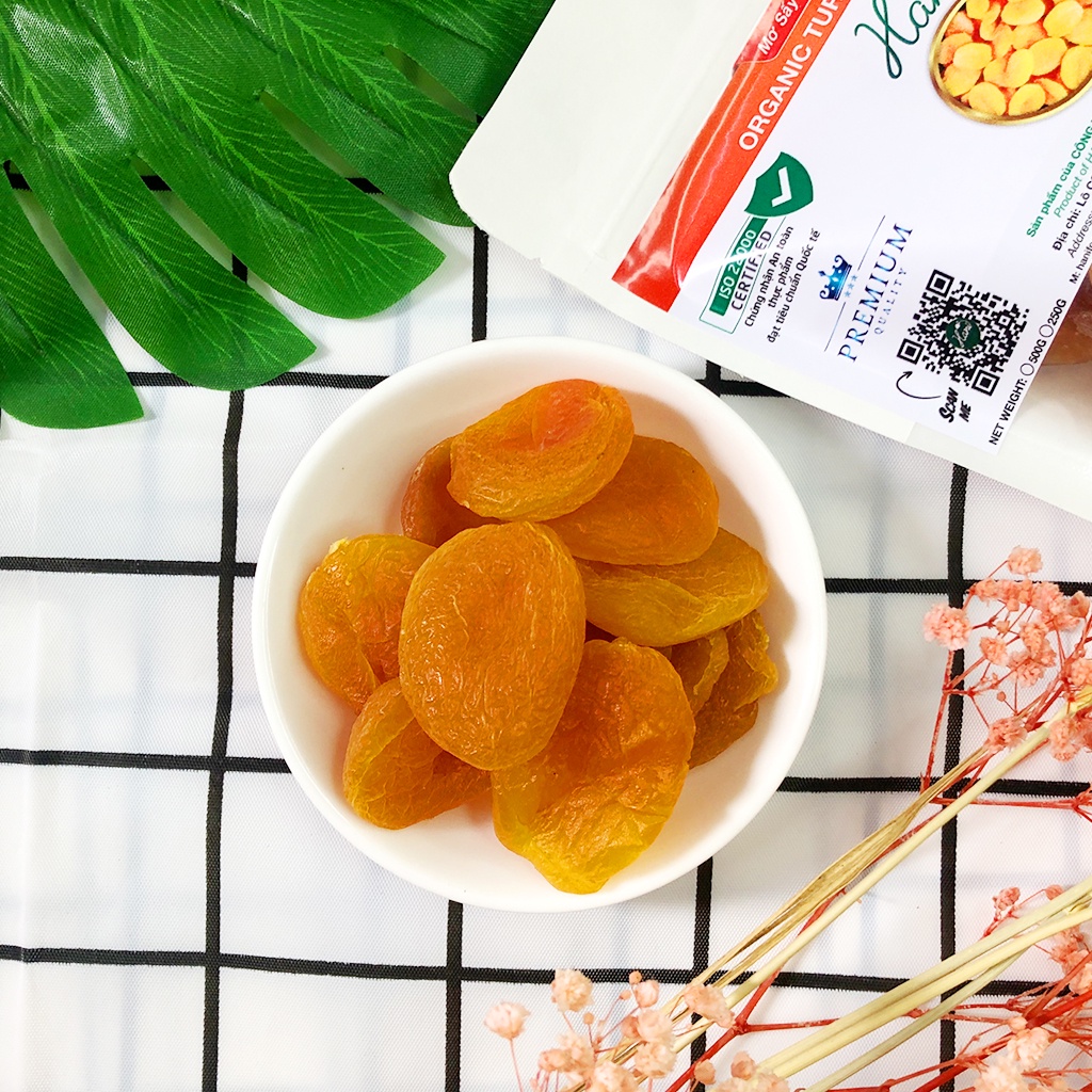 500g Mơ Sấy Dẻo Không Đường Căng Mọng Nước Hàng Nhập Khẩu Thổ Nhĩ Kỳ  Hani Food