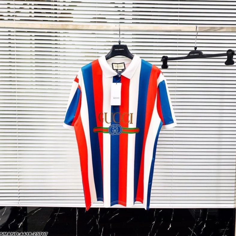 Áo Polo Nam GC SPF In Logo Cực Đỉnh - Áo Polo GC Nam 3 Sọc Nhìn Mê Li