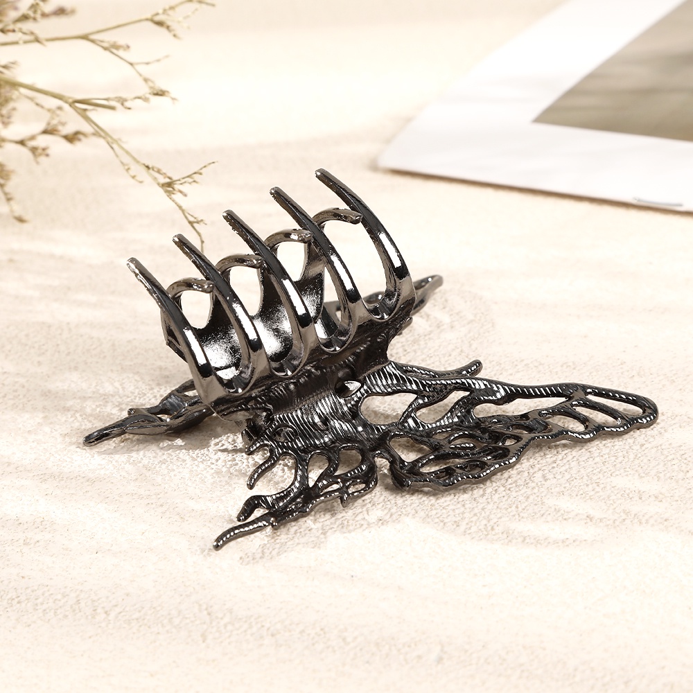 Kẹp tóc Haimeikang hình bướm ba chiều bằng kim loại cao cấp thời trang Hàn Quốc dành cho nữ