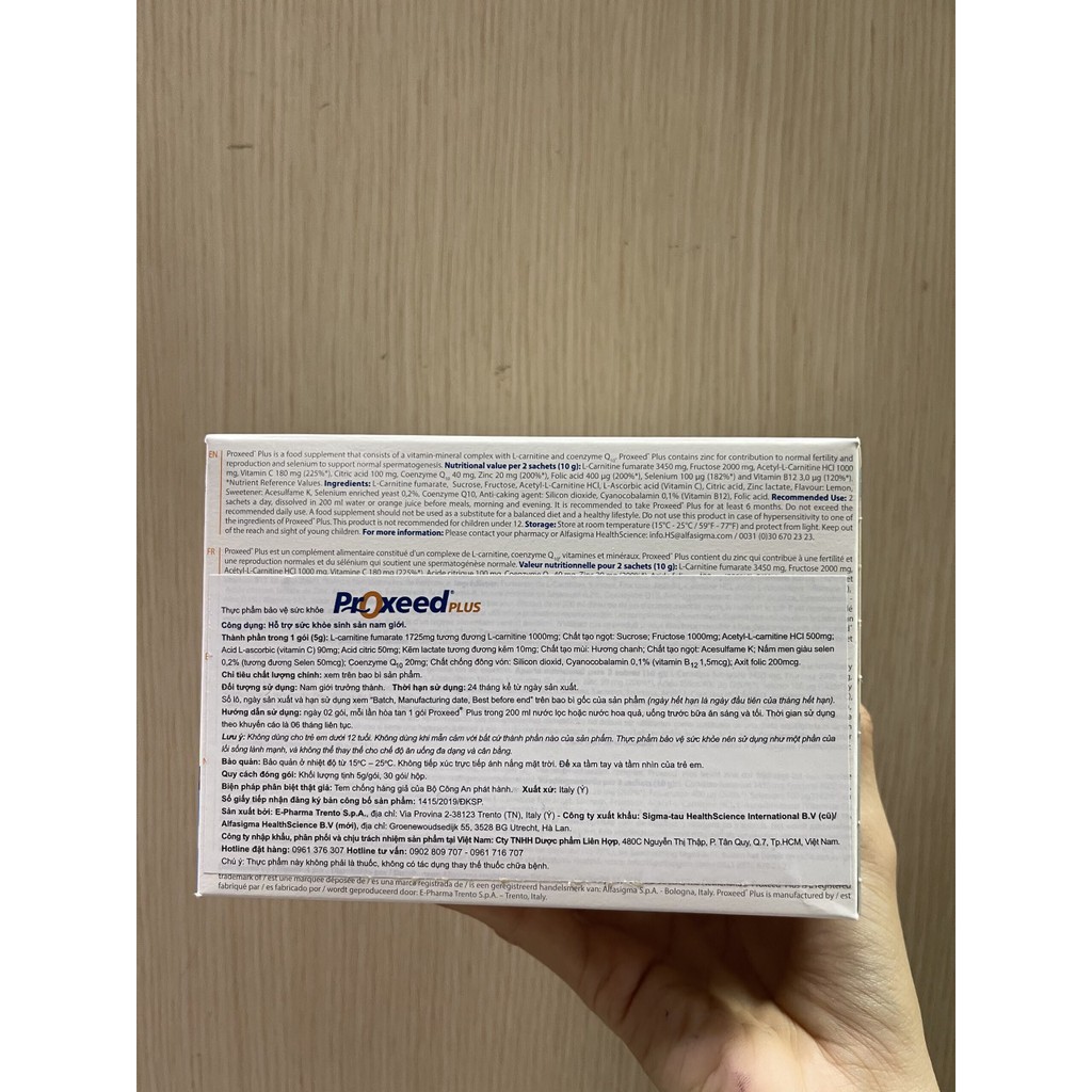 PROXEED PLUS (hộp 30 gói) Hỗ trợ sức khỏe nam giới | BigBuy360 - bigbuy360.vn