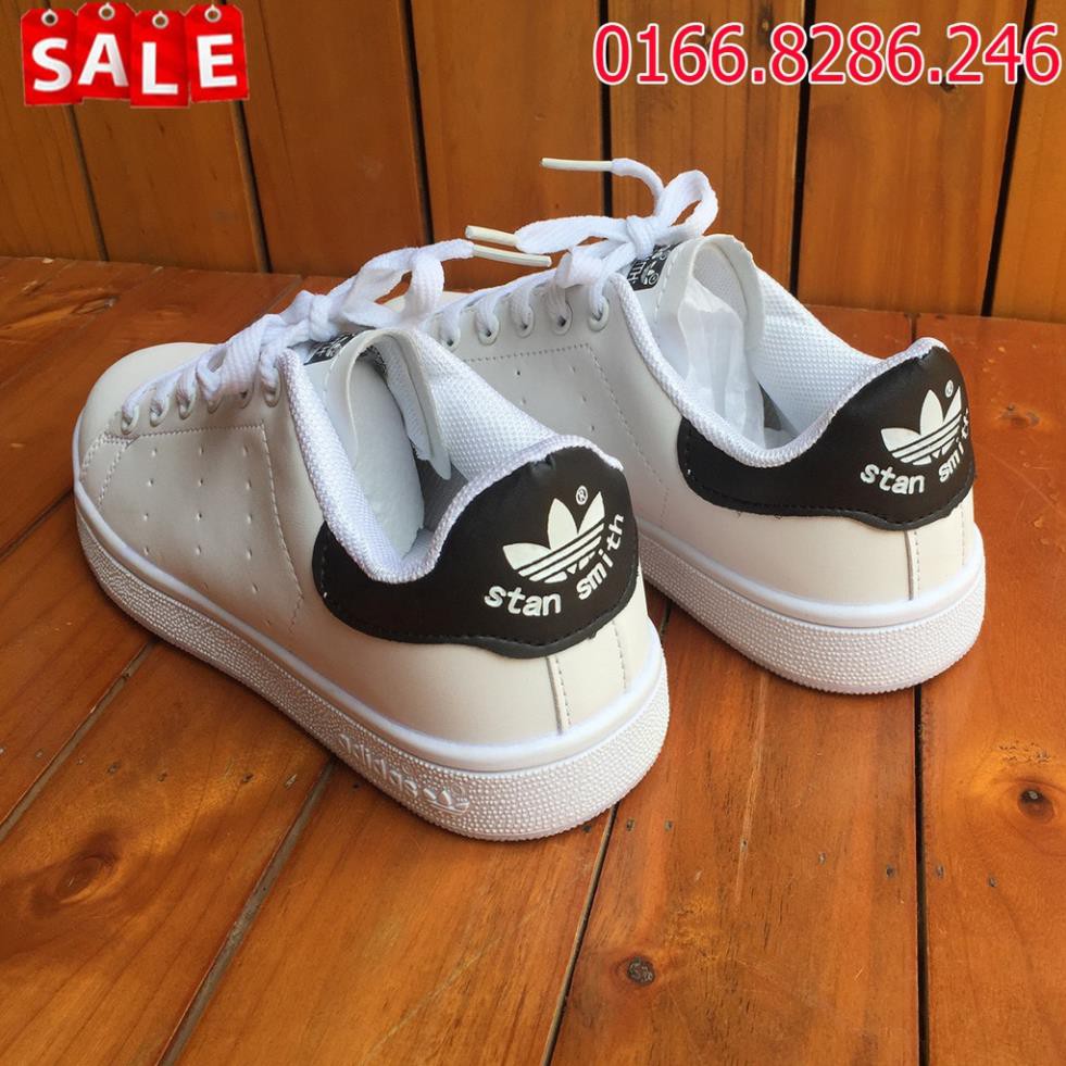 Xả Xả XẢ [Chính Hãng] [KÈM VIDEO ẢNH THẬT] Giày Adidas Stan Smith Gót Đen Giá Rẻ . 2020 new HOT ✔️ ' 2021 L : . " .