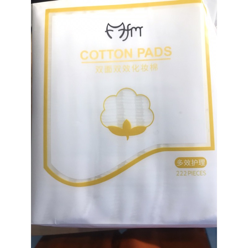 Bông tẩy trang 3 lớp Cotton Pads (Túi 222 miếng)