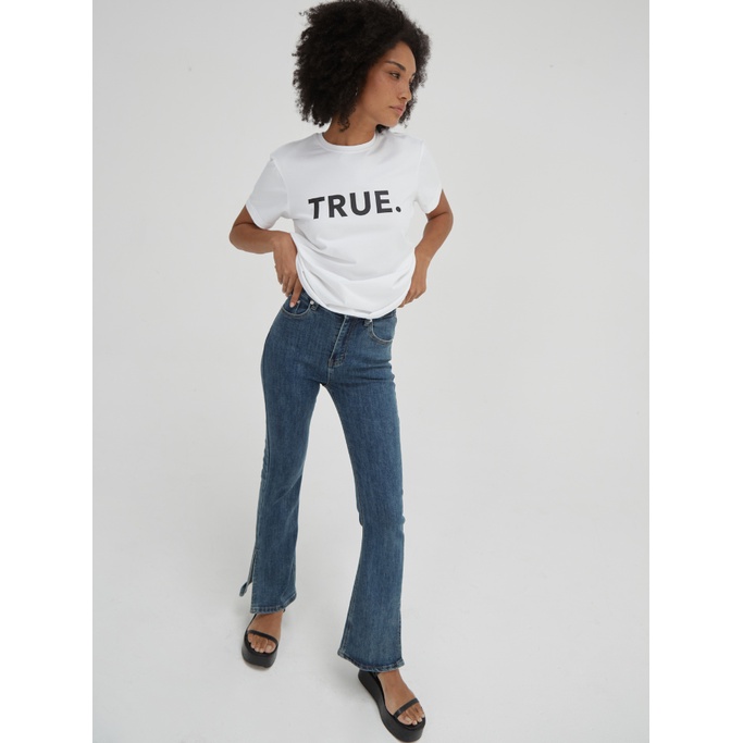 COCO SIN - Áo Thun Trắng True