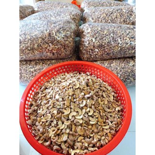 500GR HẠT ĐIỀU RANG MUỐI (HẠT BỂ/VỠ) GIÁ HẠT DẺ - Còn Vỏ Lụa