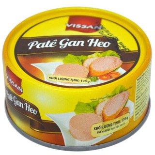Date mới nhất 2024- Pate Gan Heo Vissan Hộp 170g