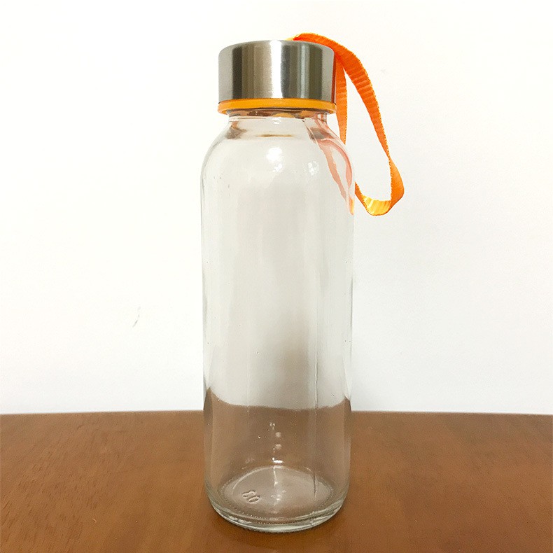 Bình nước thủy tinh 300ml có dây xách