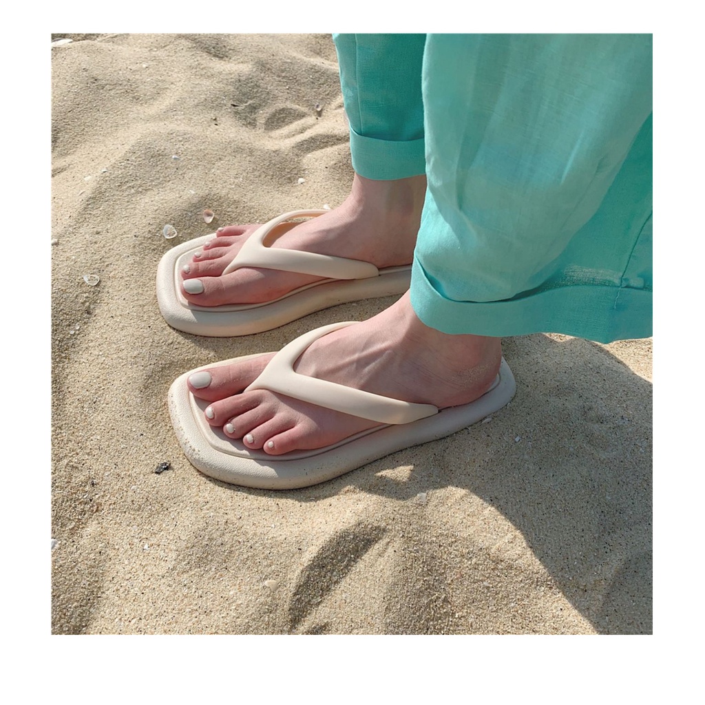 Dép kẹp nữ mũi vuông siêu bền - US366