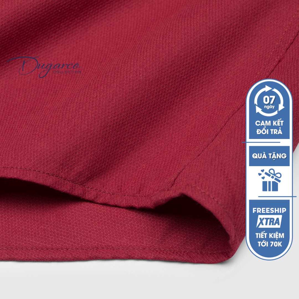 Áo sơ mi cotton DUGARCO công sở dài tay nam 92SM21026