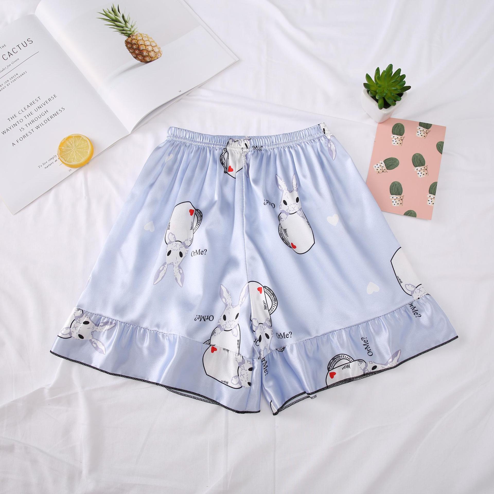 quần lót ren su bầu nữ cotton không viền big size Bộ Đồ Ngủ Vải Phi Bóng Cỡ Lớn Gợi Cảm Cho Nữ